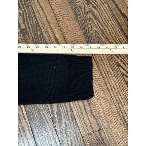 Zadig & Voltaire Sweater Womens Large Black Markus Star Print Cashmere NWOT - Picture 6 of 11